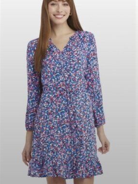 Draper James Ditsy Floral Lucinda Popover Dress